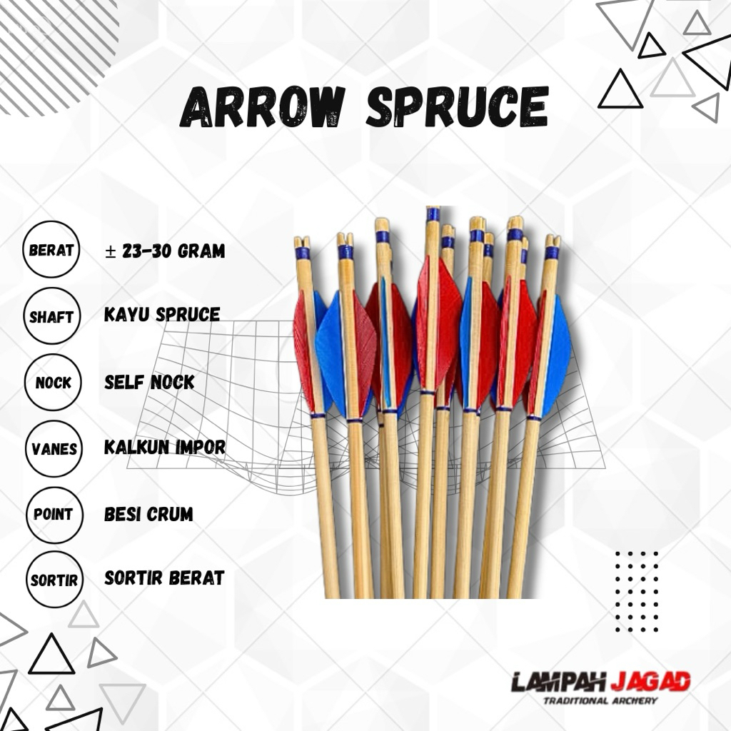 Arrow pinus Arrow bagus panahan Arrow sortir berat