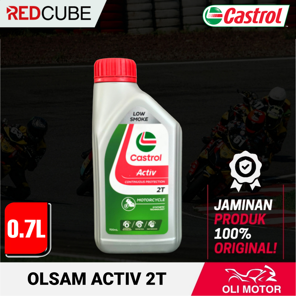 OLI CASTROL ACTIV 2T – OLI SAMPING MOTOR 2TAK 700ML OLI SAMPING SATRIA 2T RX-KING F1 ZR