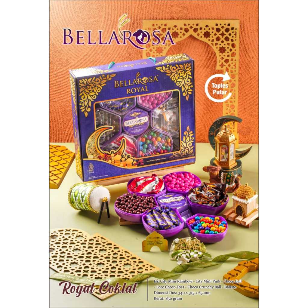 PAKET KUE LEBARAN BELLAROSA ROYAL COKLAT