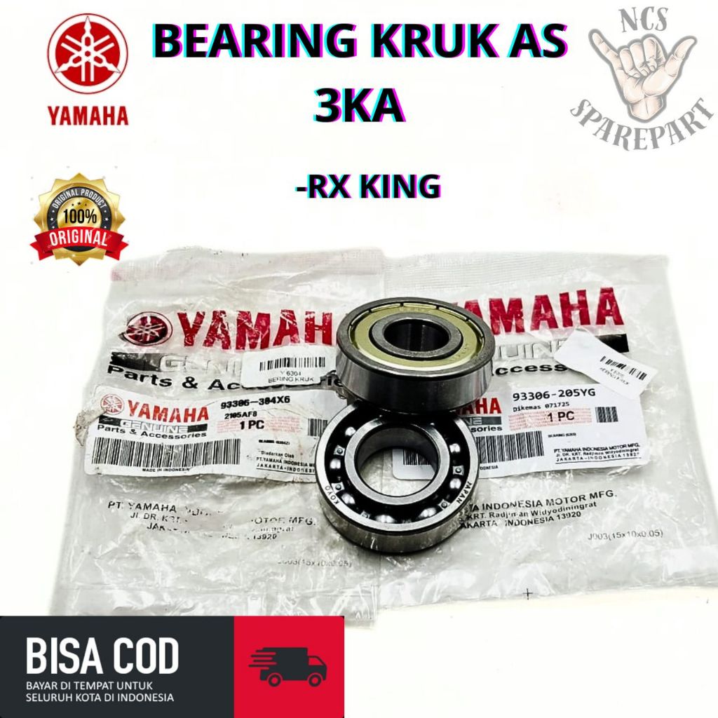 BEARING KRUK AS 3KA 6205 - 6304 ORI YGP RX KING ASLI ORIGINAL LAHAR KRUK AS