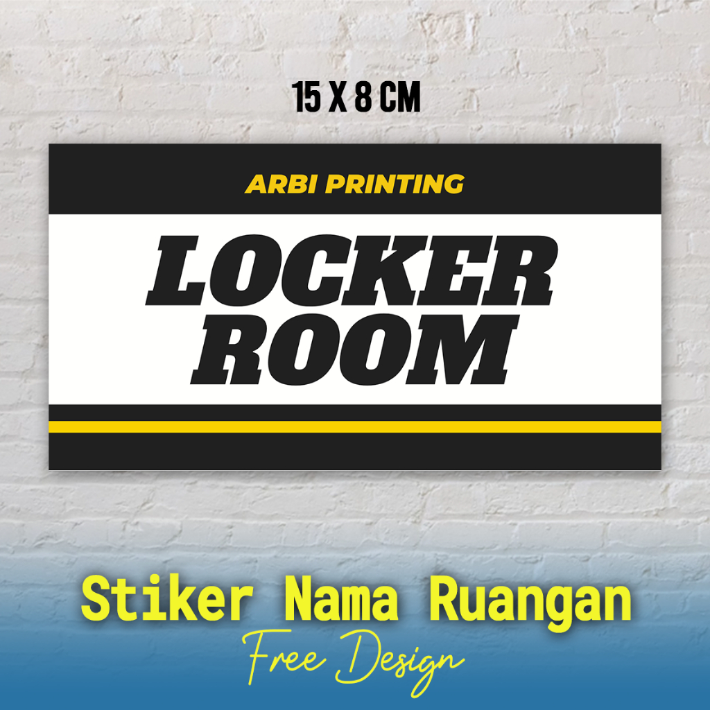 Stiker Nama Ruangan, Stiker Kromo Nama Ruangan, Stiker Nama Ruangan Estetik, Stiker Nama Ruangan Mur