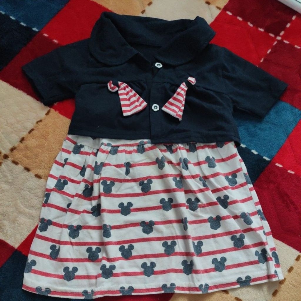 Set Dress + Rompi Anak Perempuan (PL - Pernah Dipakai