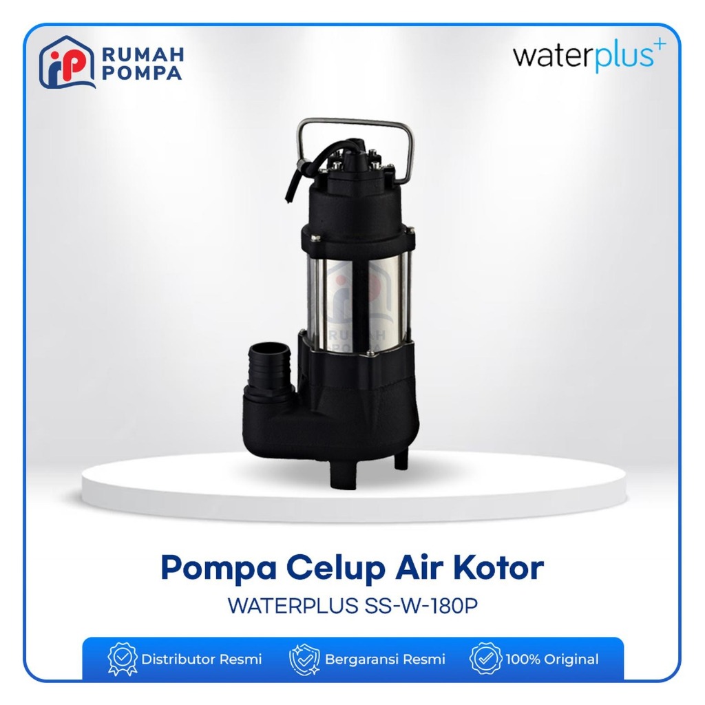 Pompa Celup Air Kotor Waterplus SS-W-180P Non Auto
