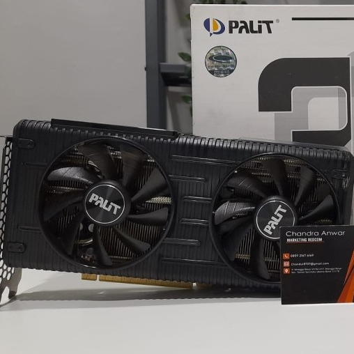 VGA NVIDIA PALIT GEFORCE RTX 3060 TI / RTX 3060TI DUAL 8GB GDDR6 / 2nd unit only