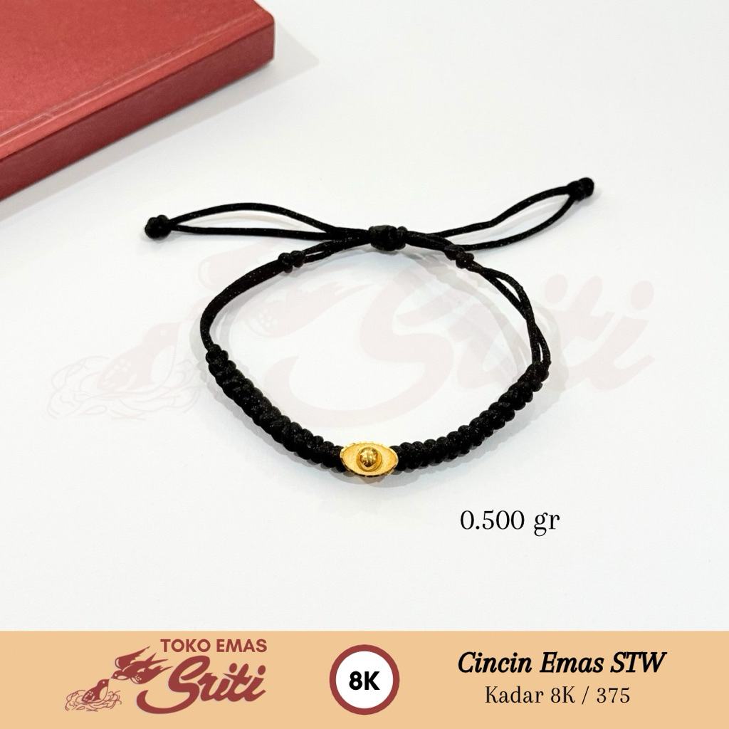 Gelang Tali Emas Yuan Bao / Tael / Lambang Kemakmuran - Toko Mas Sriti