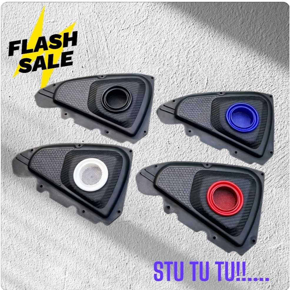 TUTUP FILTER MODEL  SLIM EUROPARTS + CORONG UDARA BEAT NEW FI STREET POP ESP ECO 2015 - 2019 / COVER