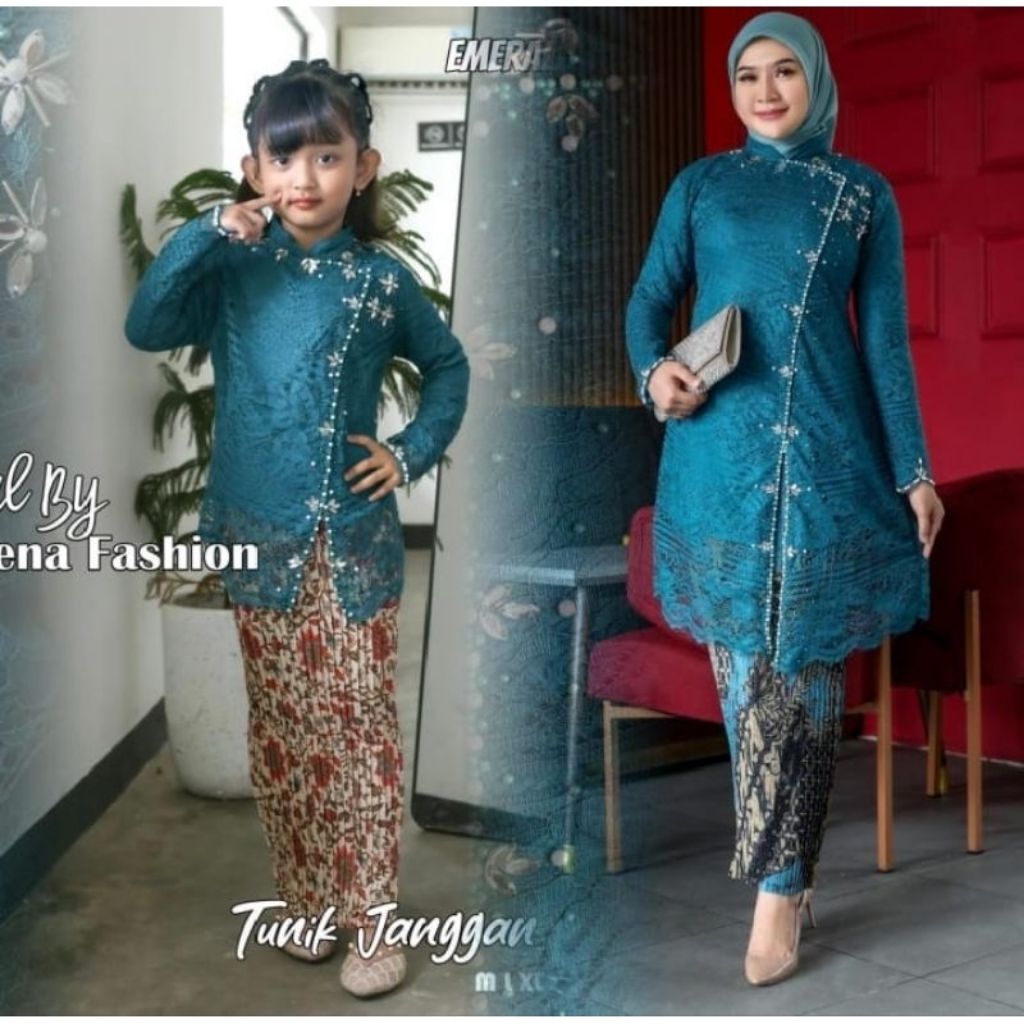 New Couple kebaya Anak Dan Ibu / Kebaya Modern / Kebaya Masakini / Kebaya Pesta Mewah / Kebaya Moder