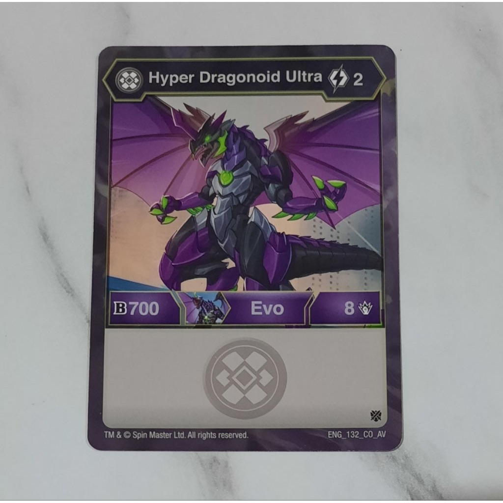 Kartu Bakugan Hyper Dragonoid Ultra darkus evo card tcg spin master