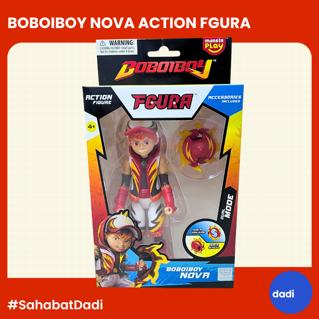 Monsta - Nova - BoBoiBoy Galaxy Official Action Figure - Mainan/Figurin