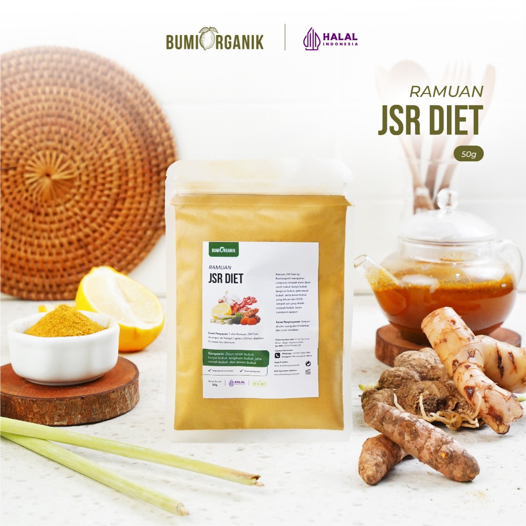 RIMPANG SEDUH UNTUK DIET - BUMI ORGANIK / JAMU PELANGSING / OBAT HERBAL DIET / RIMPANG MENURUNKAN BE
