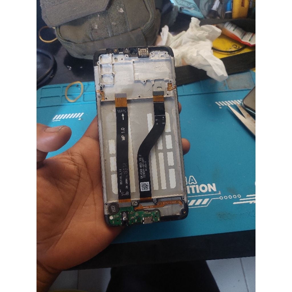 lcd ori copotan samsung a20s