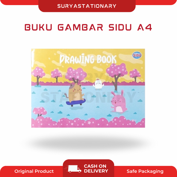 (PAK) BUKU GAMBAR SIDU A4 / SIDU A4 / BUKU GAMBAR A4