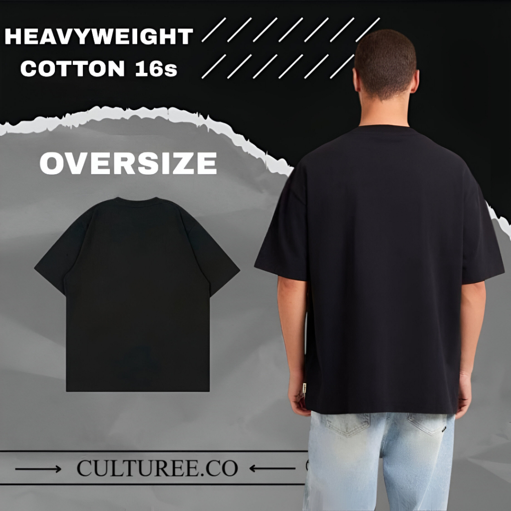 CULTUREE.CO OVERSIZE 16S HEAVYWEIGHT COTTON COMBED