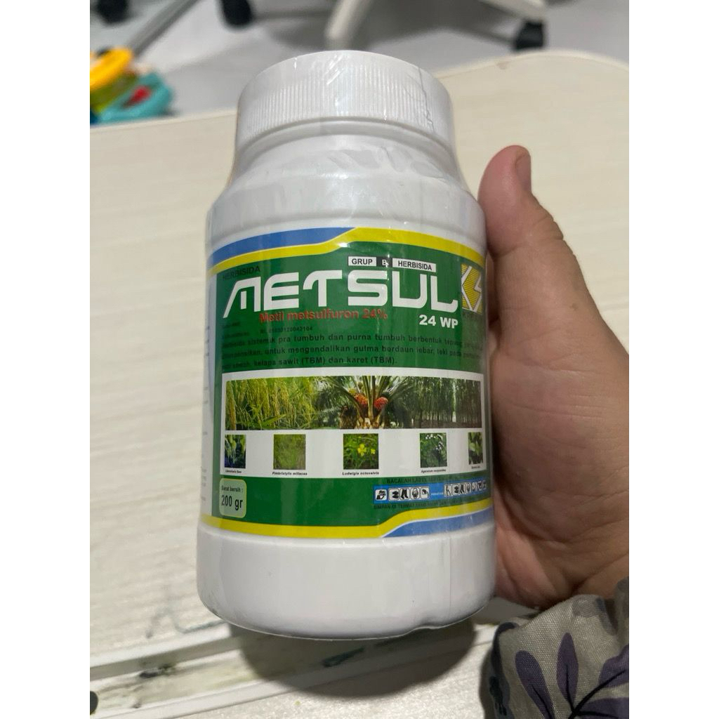 Herbisida Metsul 24WP 200gr - Efektif untuk Gulma Berdaun Lebar