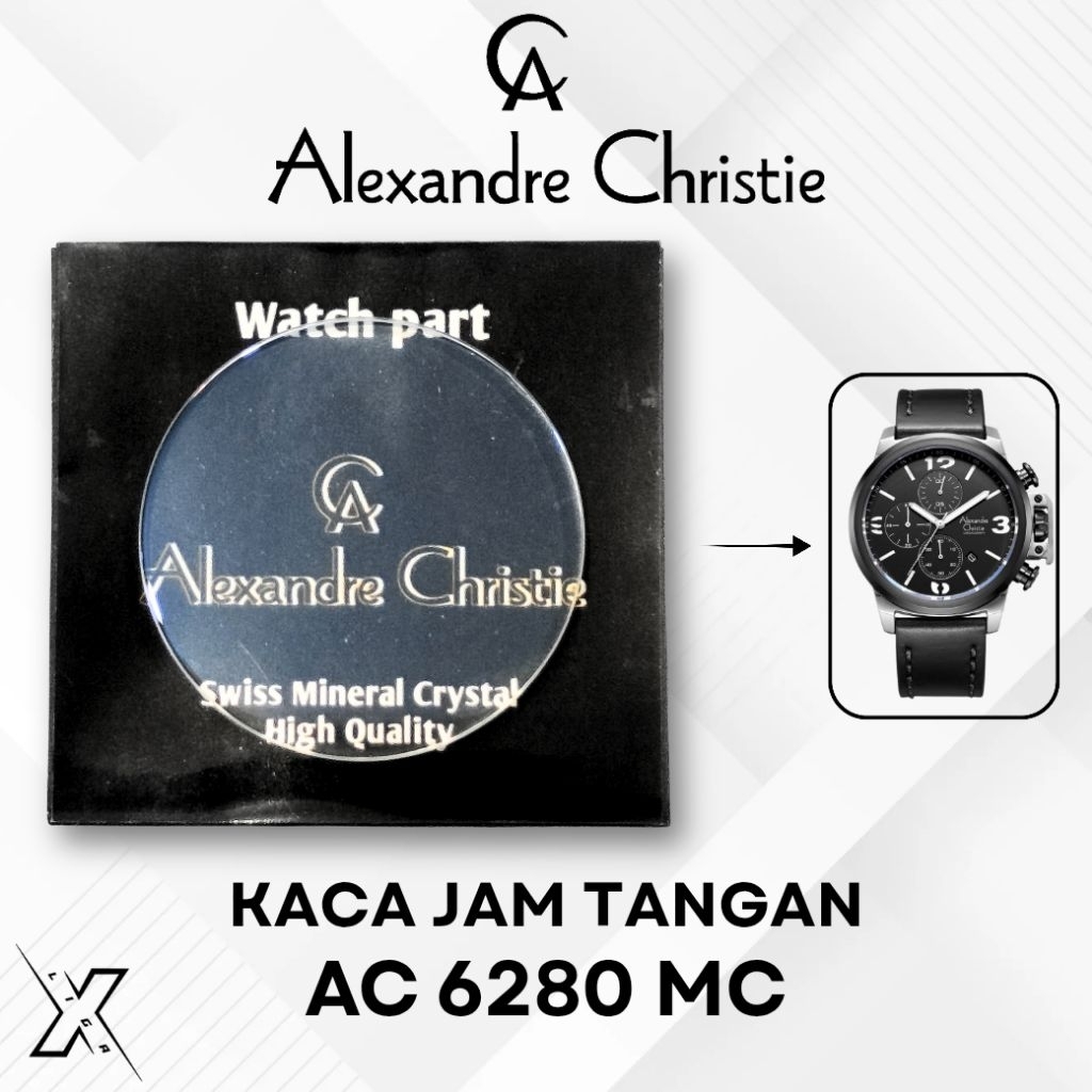 Kaca Jam Tangan Alexandre Christie AC 6280 MC