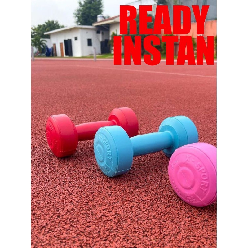 BARBEL / DUMBEL GYM FITNES ANGKAT BEBAN 1KG + ISI