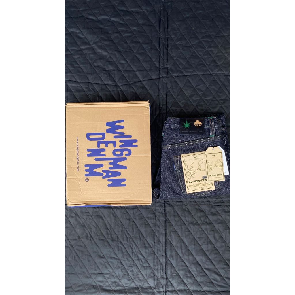 Celana Denim Selvedge Wingman Denim - Hemp Denim 23oz