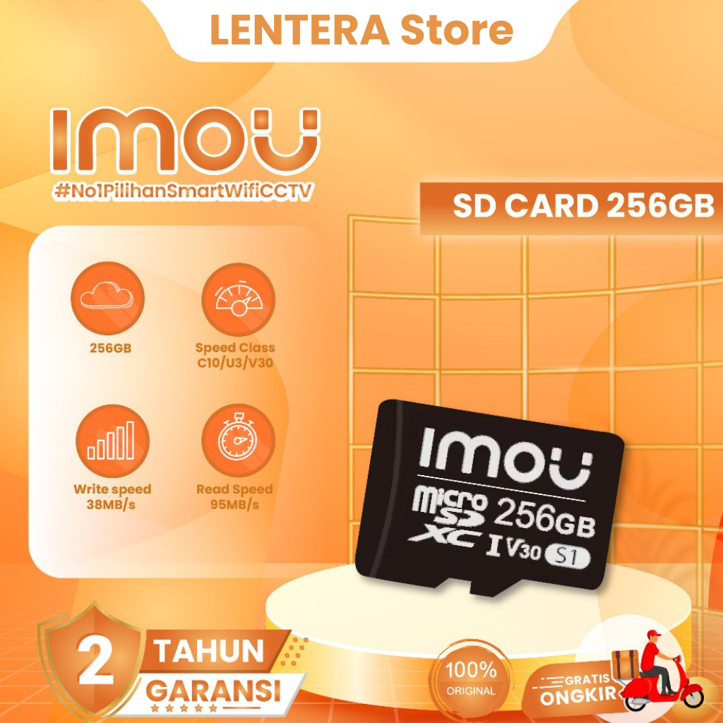 IMOU MicroSD | Micro SD HP CCTV Kartu Memori Memory Card Class 10