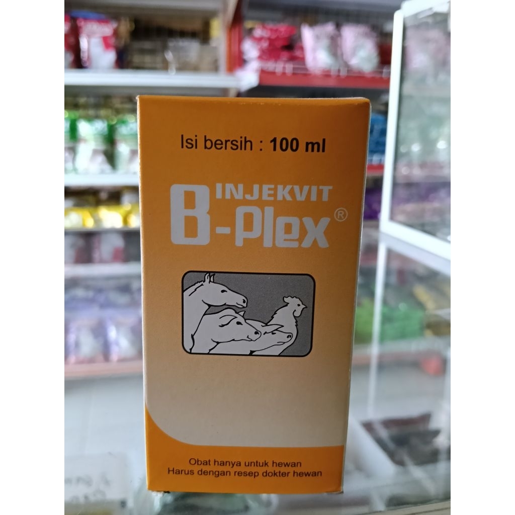 Injeksi Bplex 100 Ml - Vitamin Nafsu makan injeksi ayam, sapi, babi, kambing, kucing - Medion