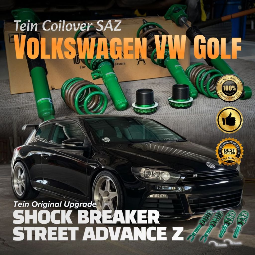 VOLKSWAGEN VW GOLF 5 MK5 / GOLF 6 MK6 / SCIROCCO - TEIN COILOVER SAZ UPGRADE - FULL COILOVER SYSTEM 