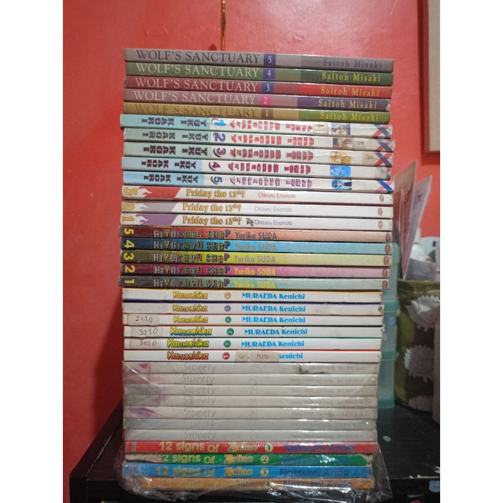 Borongan 35 pcs Komik Ex-rental Layak Baca (Lihat Deskripsi) / Komik 12 Signs of Zodiac, Sweety, Kam
