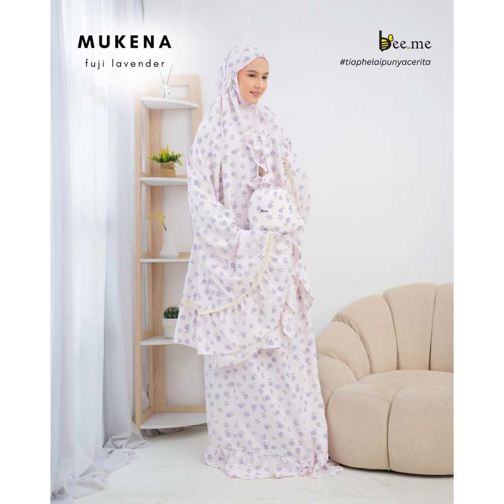 Beeme Scarves - Mukena Katun Crinkle | Mukena Dewasa -  Katun Katun Premium - Mukena Jumbo - Mukena 