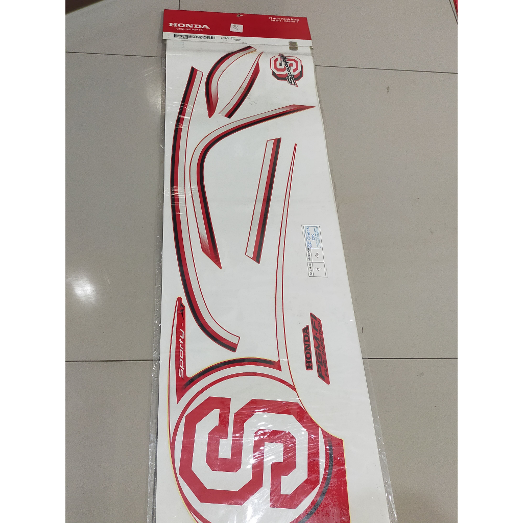 STRIPING KIRI SCOOPY 871X01K16A30ZDL ORI AHM