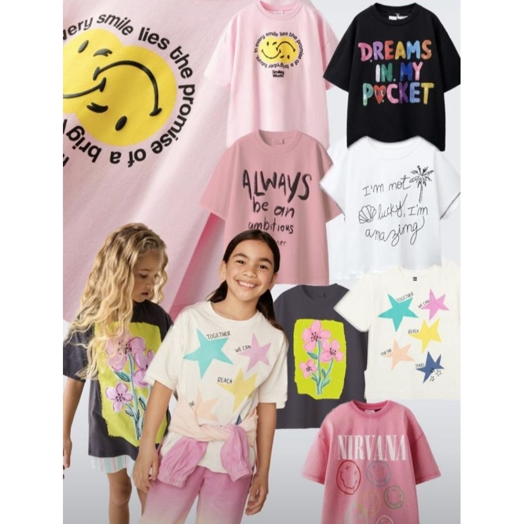 ABH393 Kaos Anak Perempuan ZR