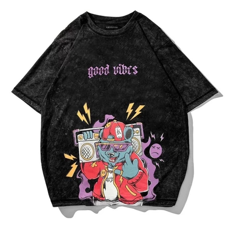 Kaos Oversize Wanita PLAYER 75 (LD 110, P 65)