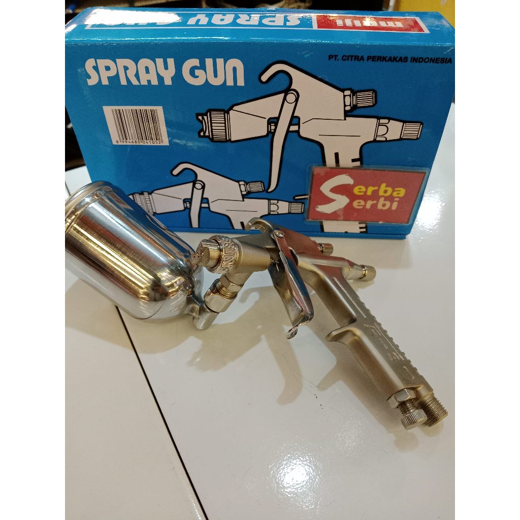-R3G MEIJI-Alat Spray gun kompresor semprot cat minyak duco