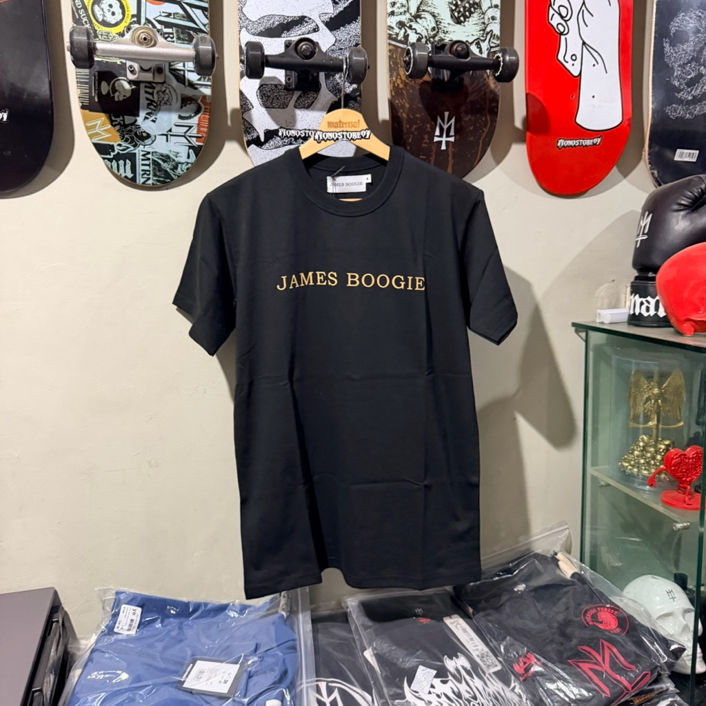 tshirt kaos JAMES BOOGIE nouveau black