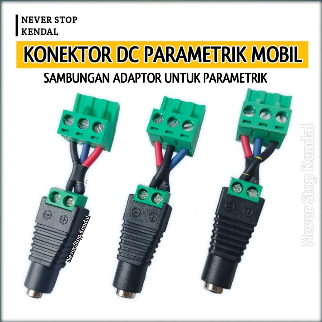 Sambungan Adaptor untuk DC Parametrik Equalizer mobil ( KONEKTOR PARAMETRIK)