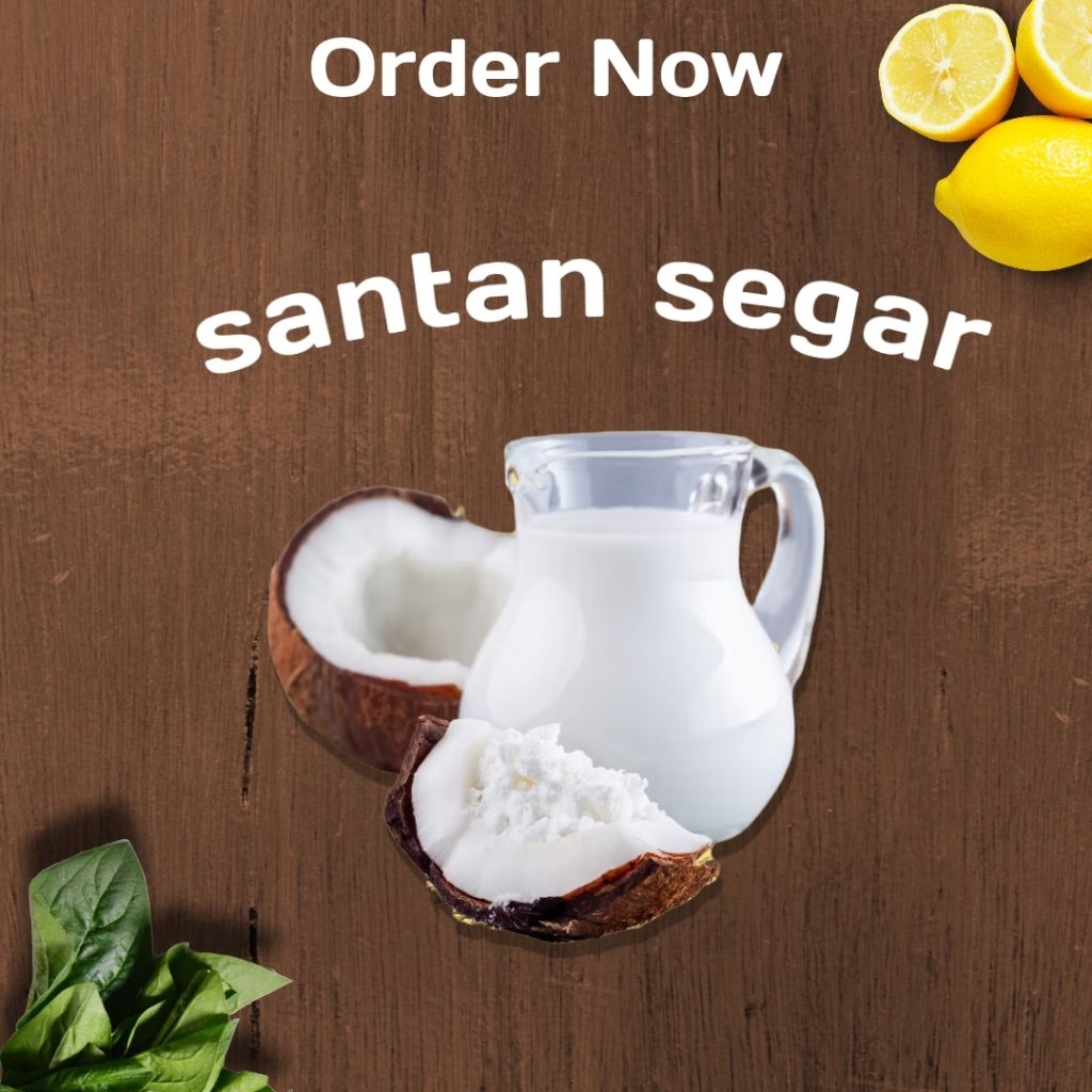 Santan Kelapa Segar Putih/Kental