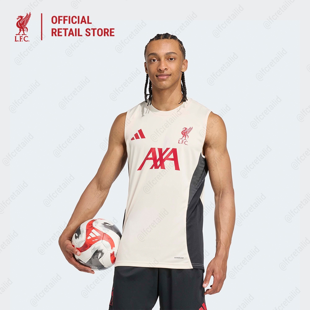 Liverpool FC adidas Tiro 25 Competition Sleeveless Jersey  - Official LFC Jersey Original Pria