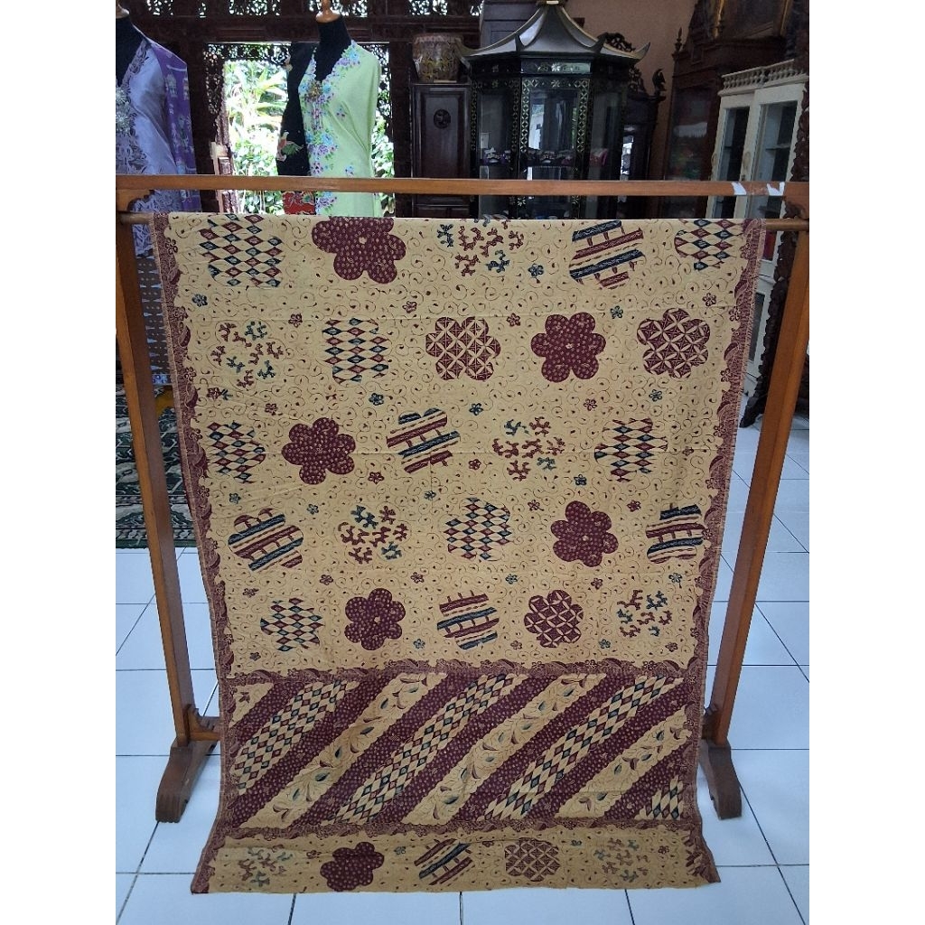 Kain Sarung Batik Buketan Antik/Kain Sarung Buketan Antik/Kain Buketan Lawas/Kain Encim Buketan Anti