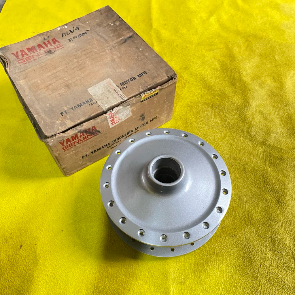 tromol depan Yamaha Alfa sigma force 1 F1 original NOS Silver