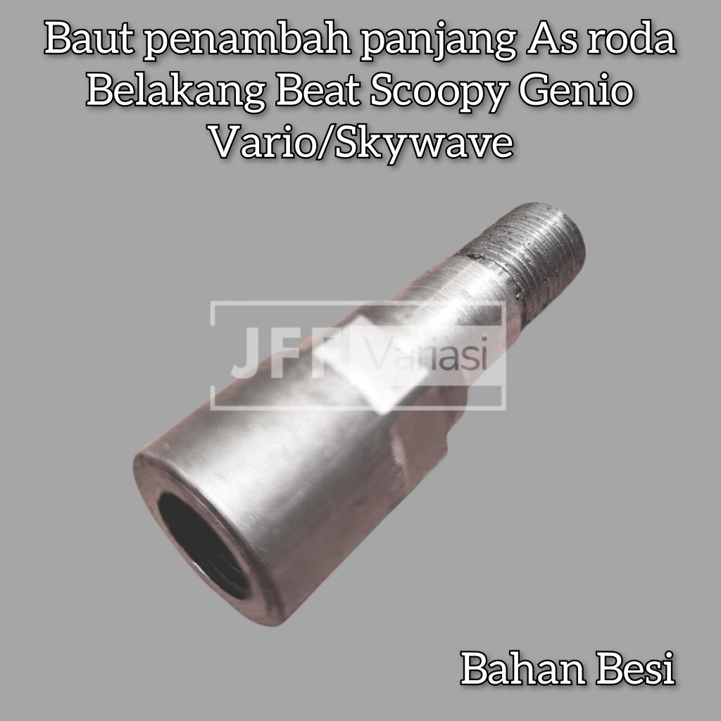 Baut Sambungan As Roda Belakang Beat Scoopy Genio Vario 110 pnp Arm Vario dan Skywave/Baut penambah 