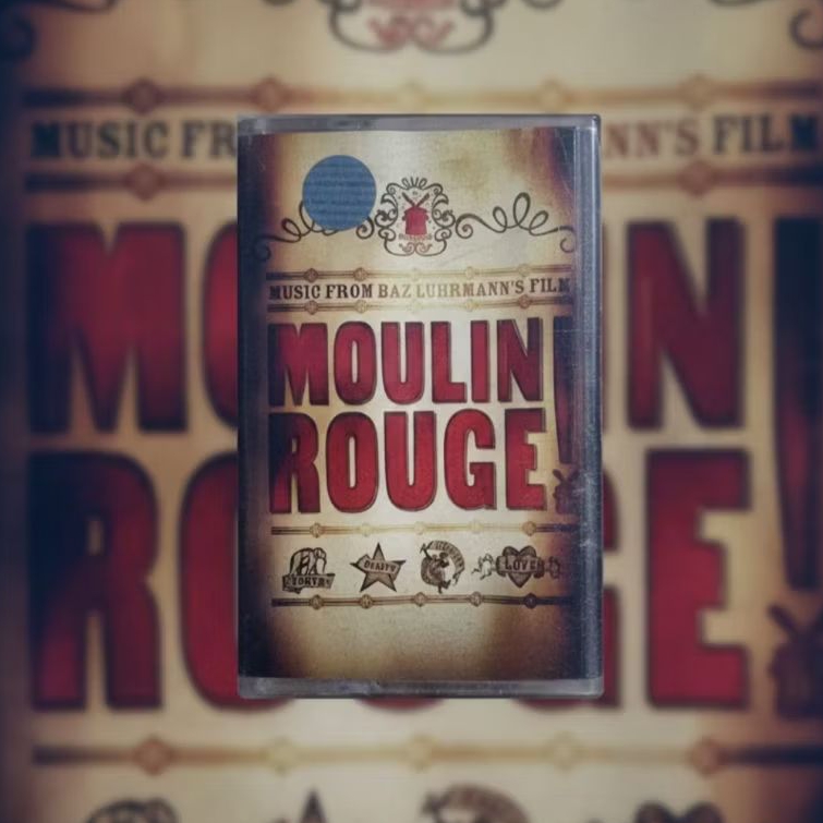 Kaset Ost Moulin Rouge (Cover Agak Lawas) / David Bowie, Nicole Kidman, Fatboy Slim dll