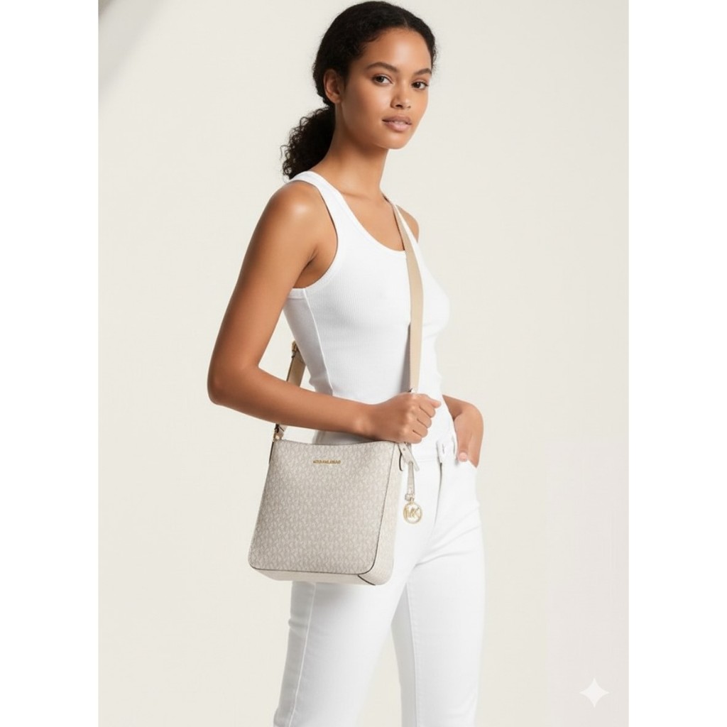 Tas wanita MK jet set travel small signature logo messenger bag original