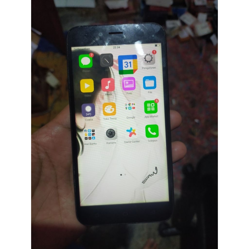 lcd oppo a71 ori copotan normal sentuh normal