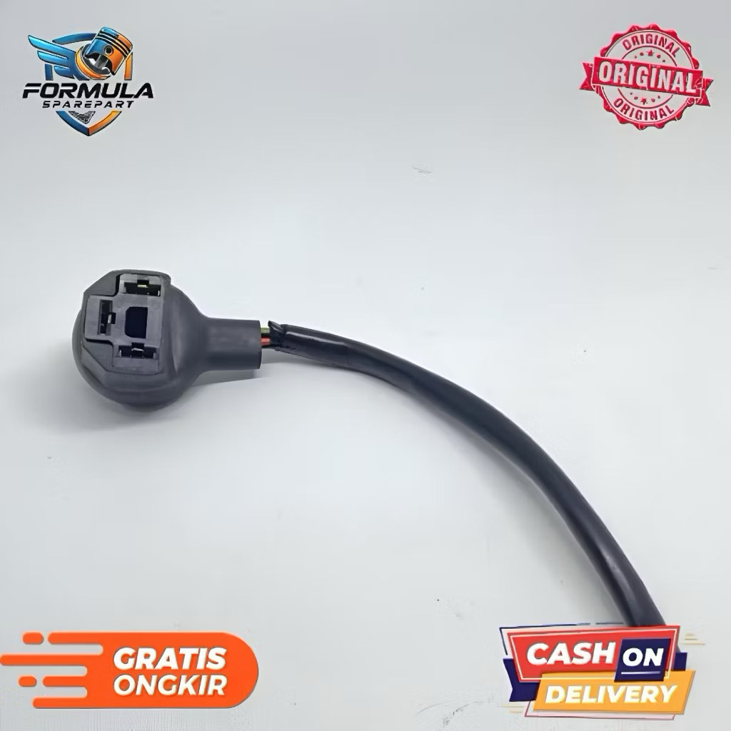Fitting soket lampu depan H4 Zx150, Ninja rr, KLX 150, KLX 230 Original