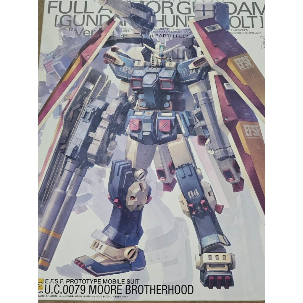 Bandai MG 1/100 Full Armor Gundam Thunderbolt Ver.ka