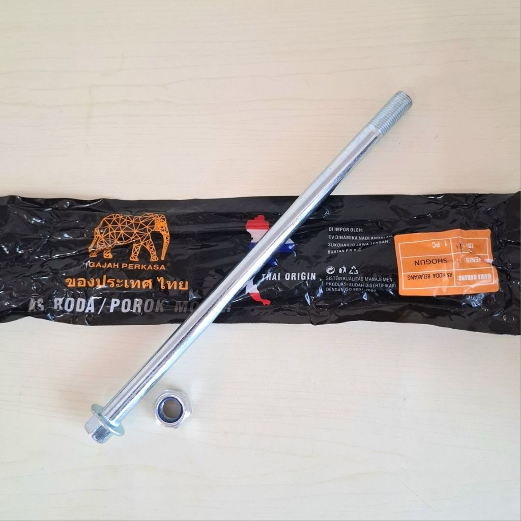 As Roda Belakang Shogun 125 Shogun 110 Smash 110 Lama New  - As Belakang + Mur