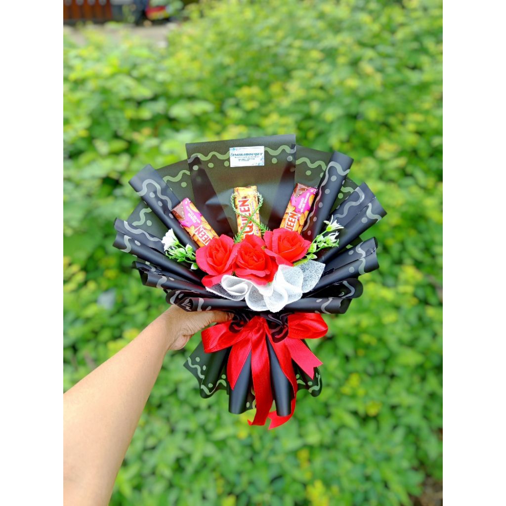 Bucket Coklat Silverqueen| buket valentine| coklat Silverqueen