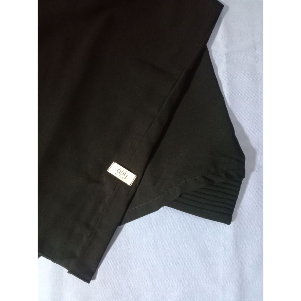 KHIMAR SYAR'I JETBLACK PAD/NON PAD