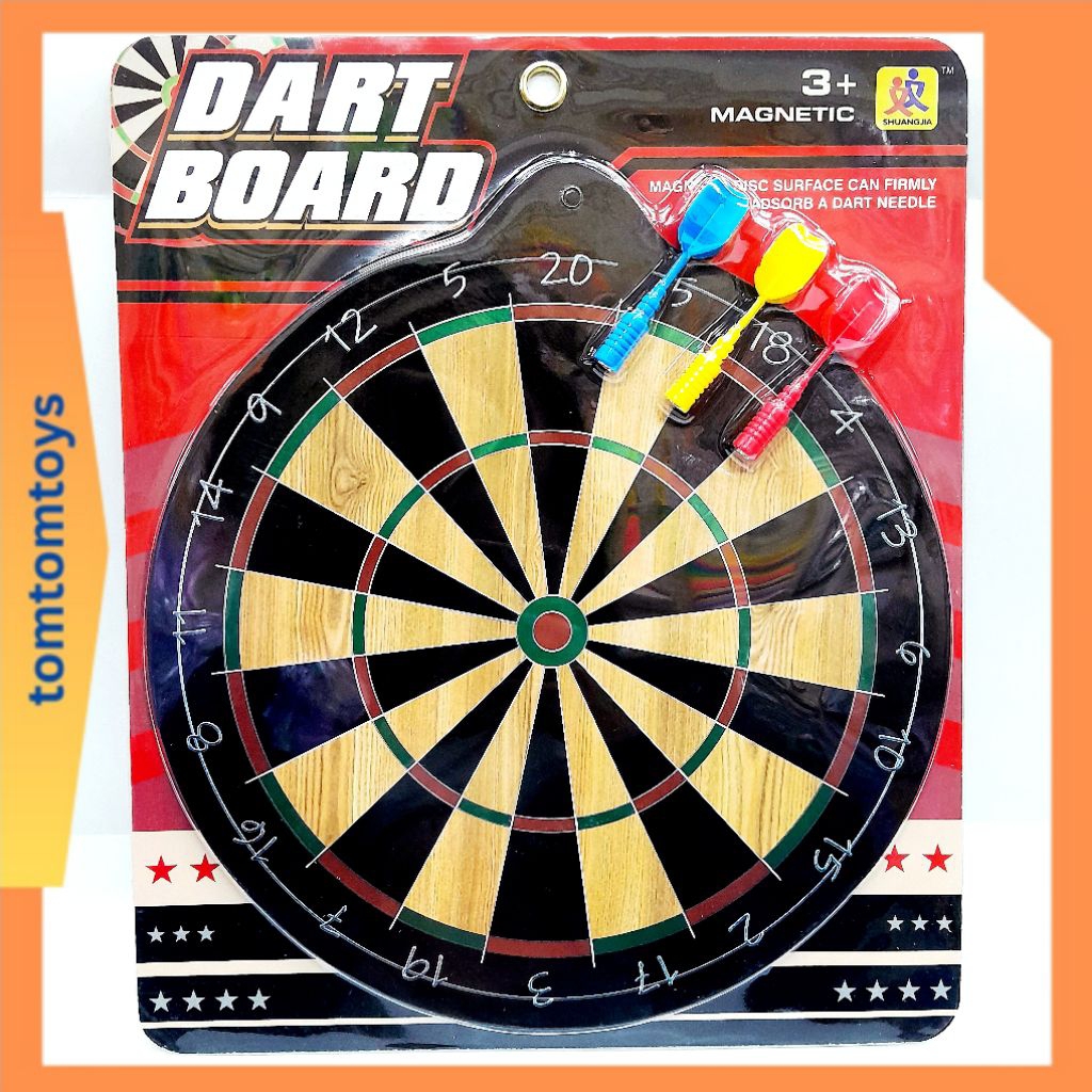 Magnetic DART Board Papan Magnet Mainan Darts