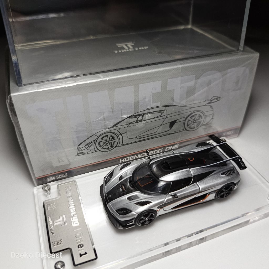 Time Top Koenigsegg one:1 Silver