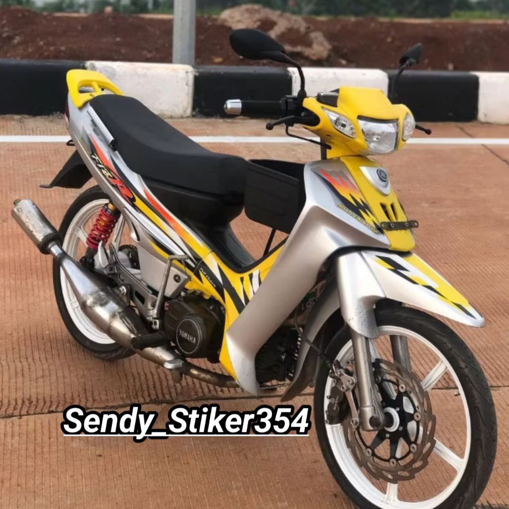 Striping Lis Sticker Standar Ori Yamaha FIZ R Milenium Kuning I Striping Lis Stiker Fizr Fiz R FizR 