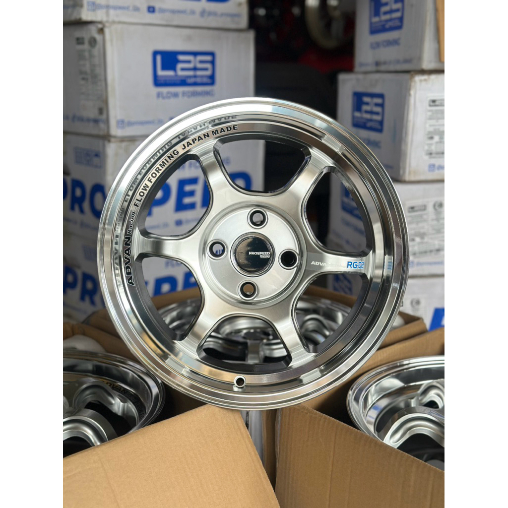 Velg Rgd2 Prospeed R15 Hs Lip Polis Kondisi Baru