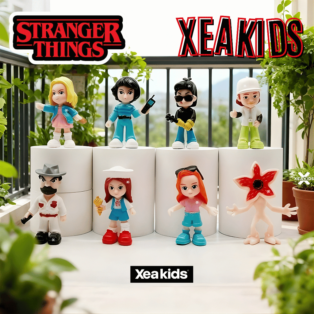 [XEAKIDS] READY Action Figure Mainan Anak STRANGER THINGS Mike Wheeler | Eleven |Lucas Sinclair | Du